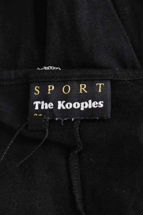 Blouse The Kooples Noir en Synthétique