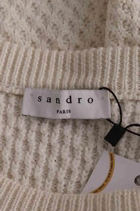 Pull Sandro Beige en Laine