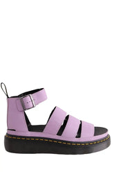 Mules Dr. Martens Violet en Cuir, taille 42 - Seconde Main