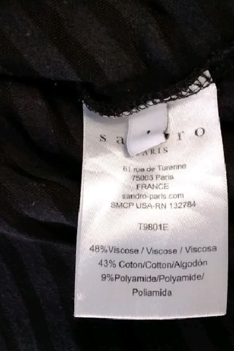 Top sans manche Sandro  Noir