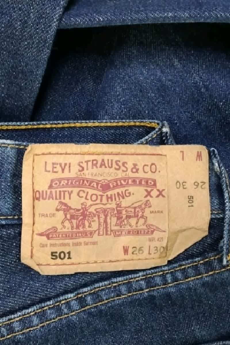 Jean droit Levi's  Bleu