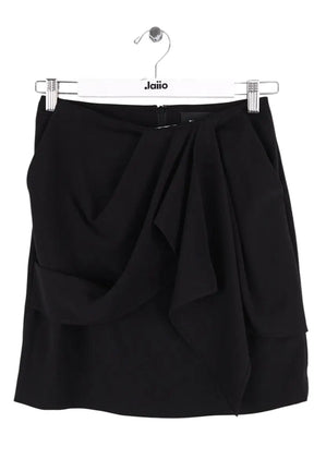 Jupe The Kooples Noir en Synthétique, taille S - Seconde Main