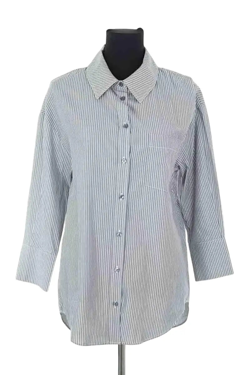 Chemise Anine Bing Gris en Coton, taille XS - Seconde Main