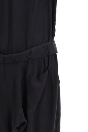 Combinaison Toupy Noir en Soie