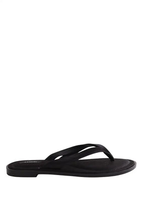 Tongs A.EMERY Noir en Cuir, taille 42 - Seconde Main