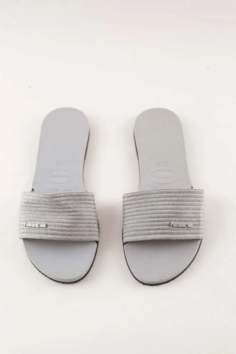 Tongs Havaianas Argent en Caoutchouc