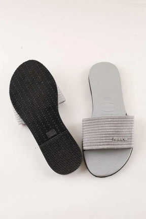 Tongs Havaianas Argent en Caoutchouc