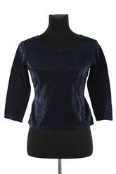 Top Agnès B. Bleu en Coton, taille M - Seconde Main