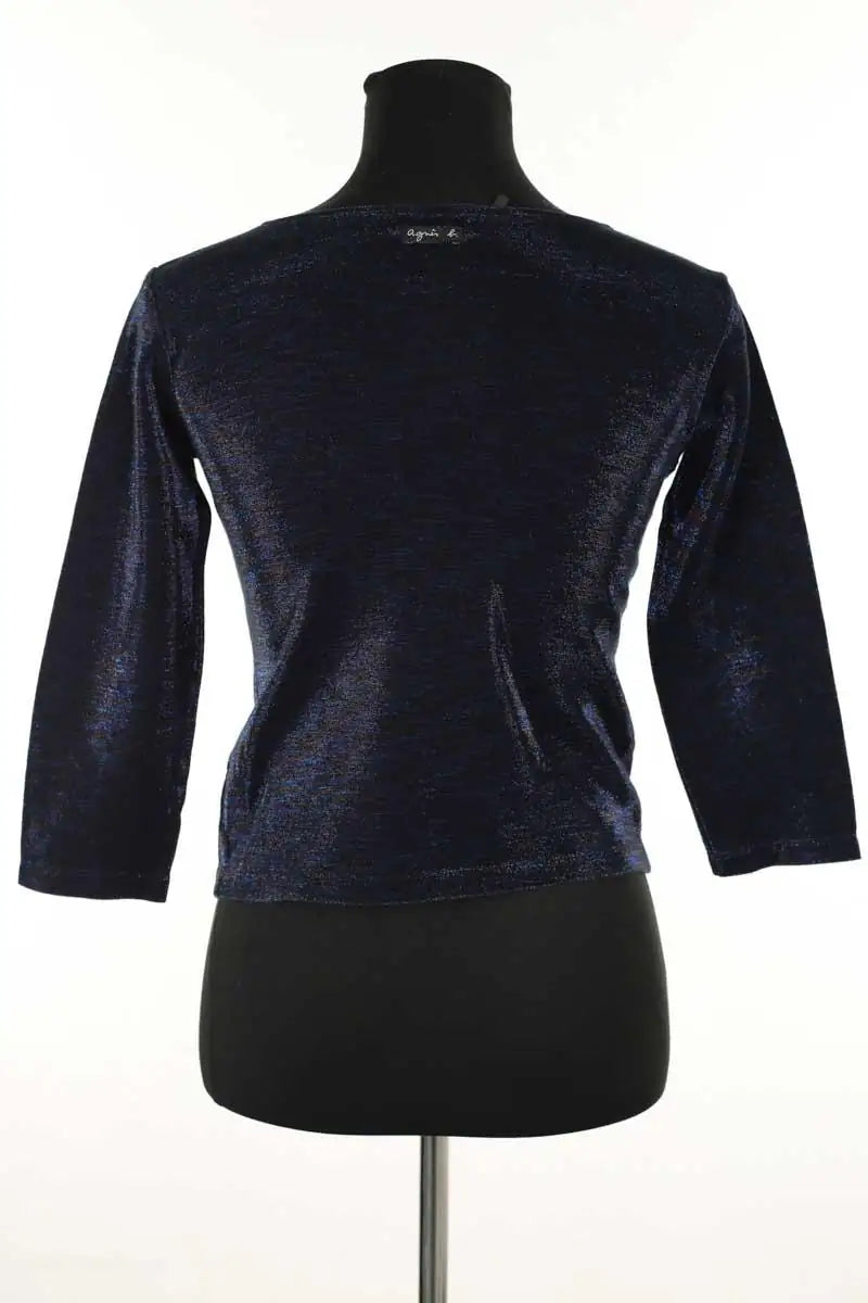 Top Agnès B. Bleu en Coton