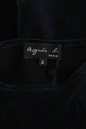 Top Agnès B. Bleu en Coton