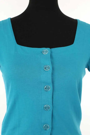 Top Agnès B. Bleu en Coton