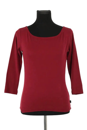 Top Agnès B. Bordeaux en Coton, taille S - Seconde Main