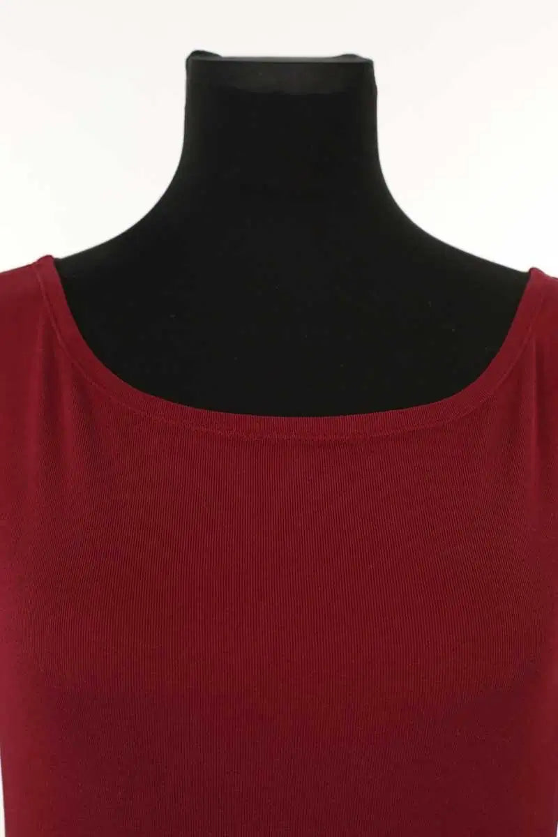 Top Agnès B. Bordeaux en Coton