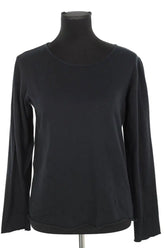 Top Agnès B. Noir en Coton, taille XS - Seconde Main