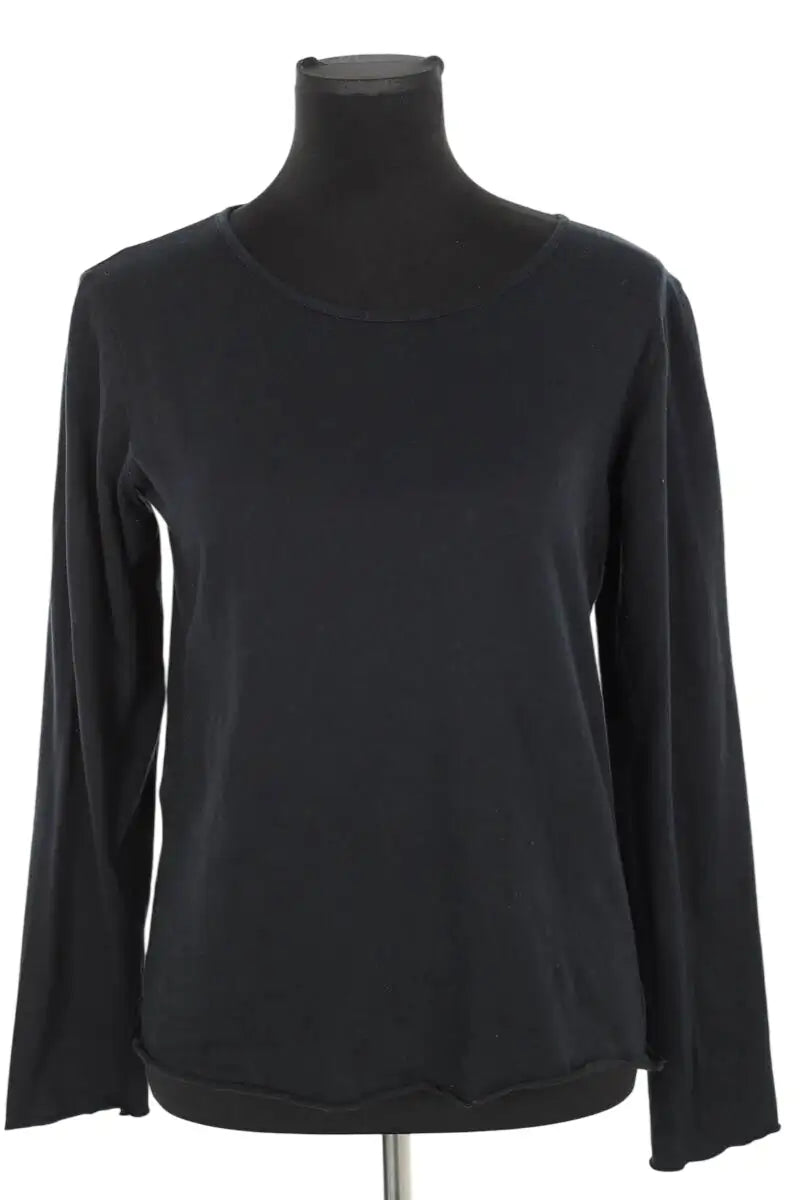 Top Agnès B. Noir en Coton, taille XS - Seconde Main