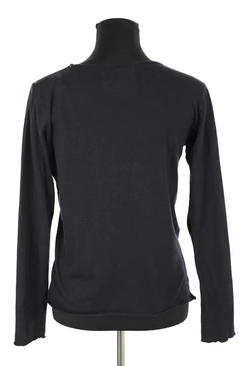 Top Agnès B. Noir en Coton
