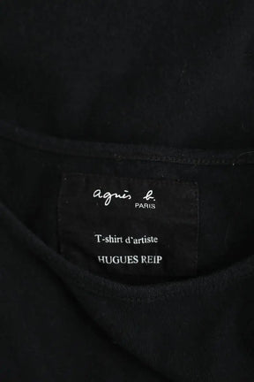 Top Agnès B. Noir en Coton