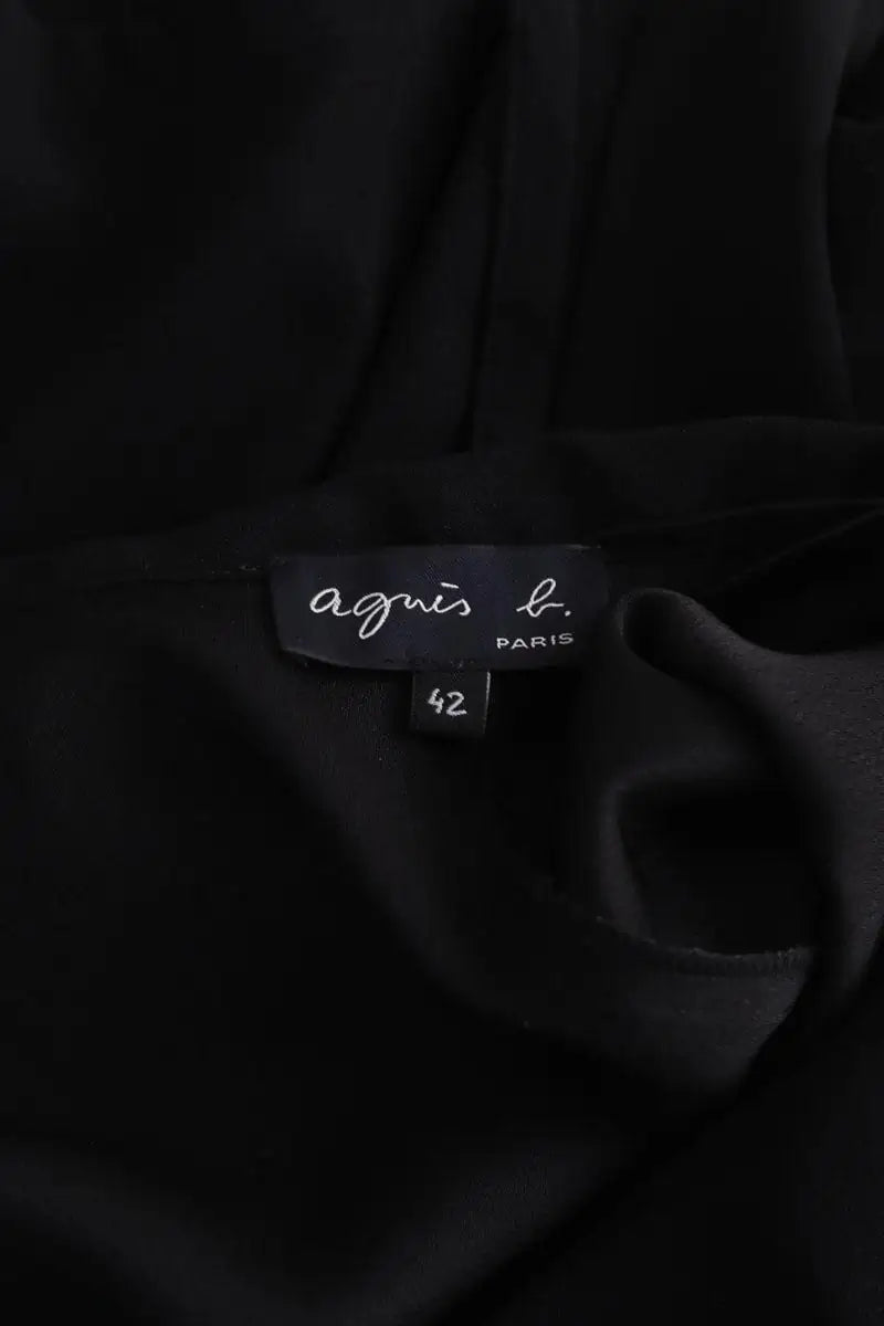 Top Agnès B. Noir en Synthétique