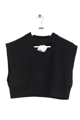 Top Alaïa Noir en Laine, taille XS - Seconde Main