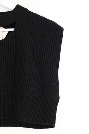 Top Alaïa Noir en Laine