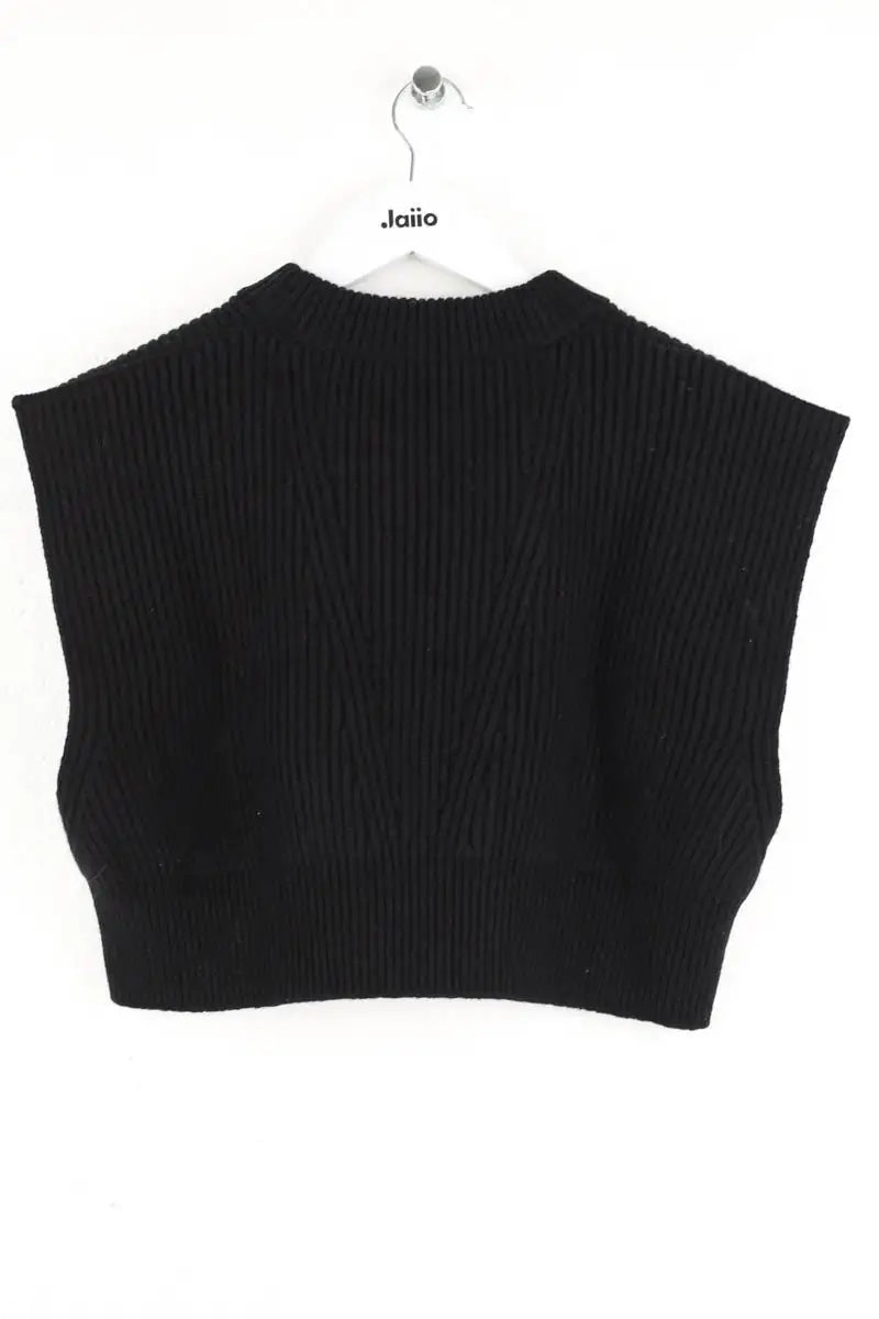Top Alaïa Noir en Laine