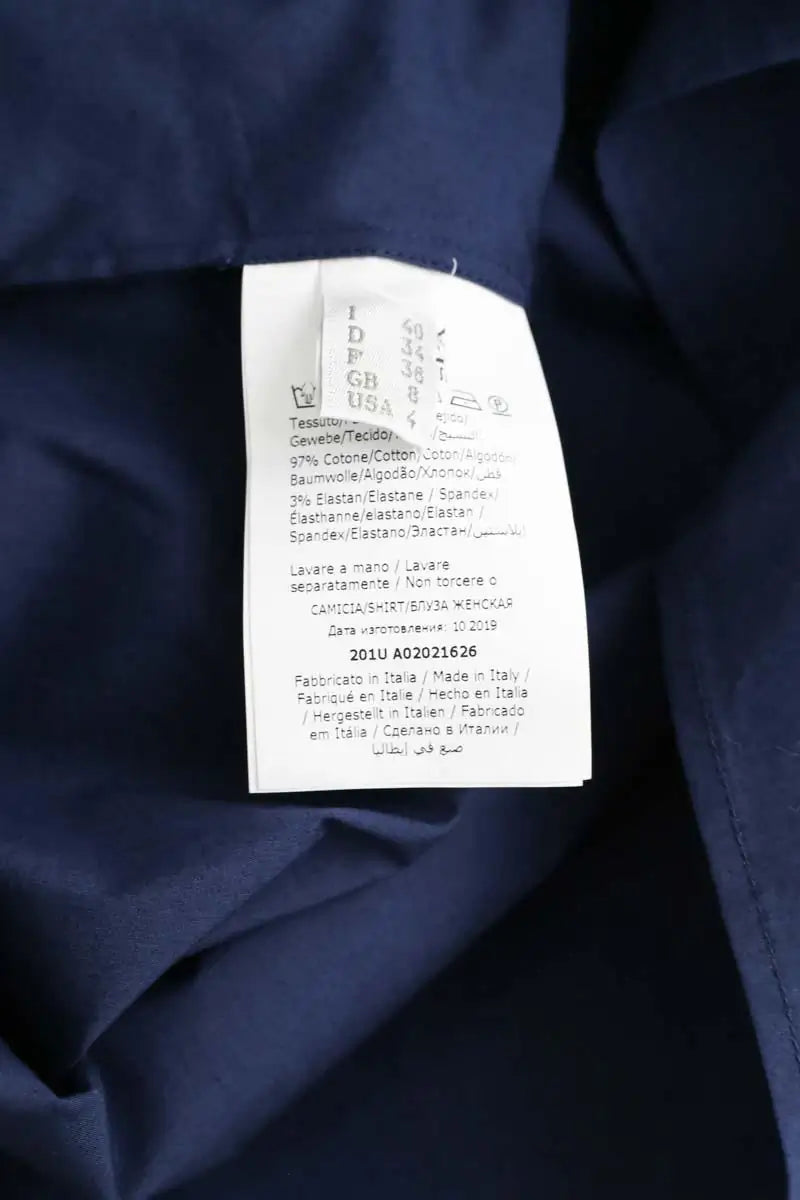 Top Alberta Ferretti Bleu en Coton