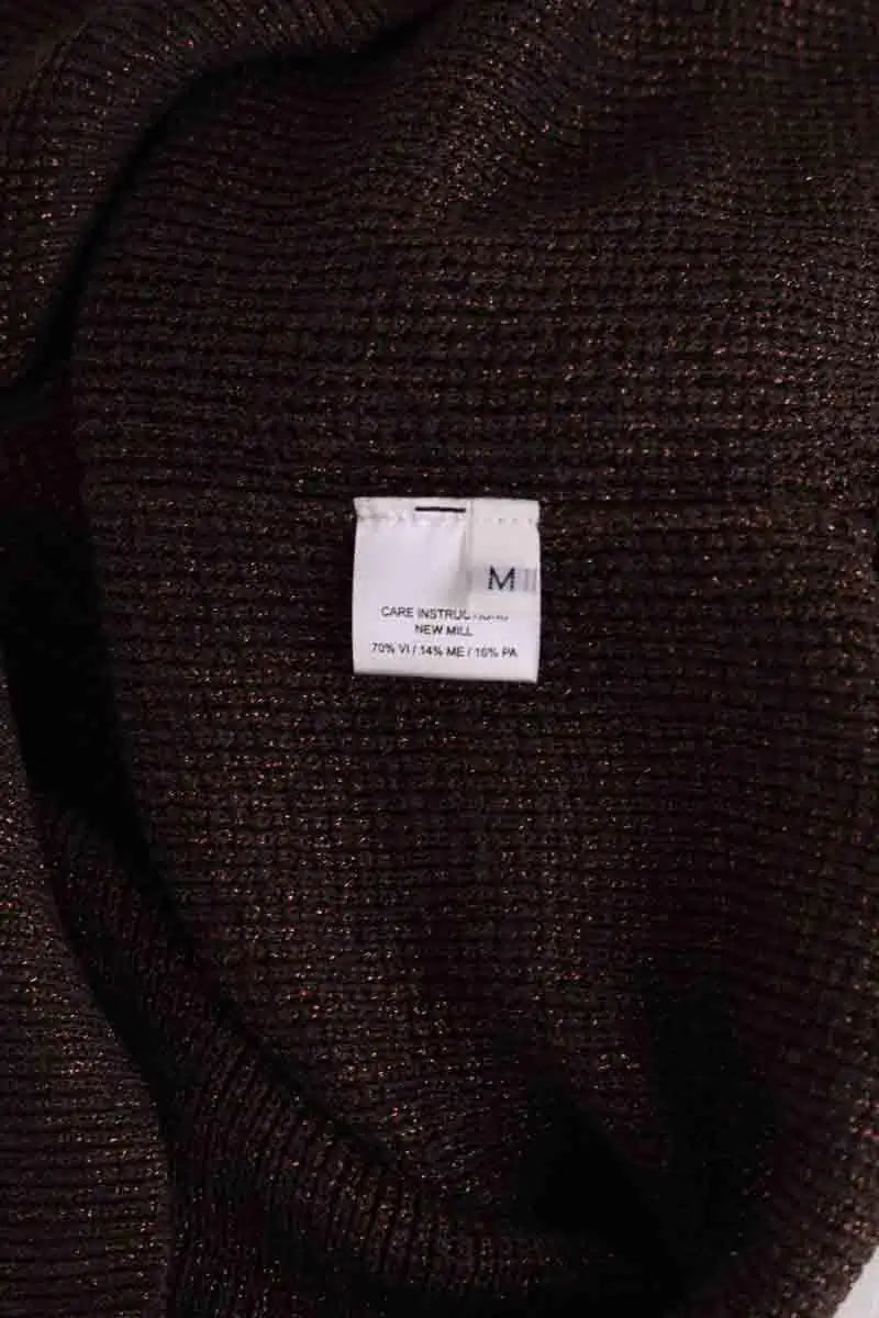 Top Alexandra Golovanoff Léa party brown gold Marron en Viscose