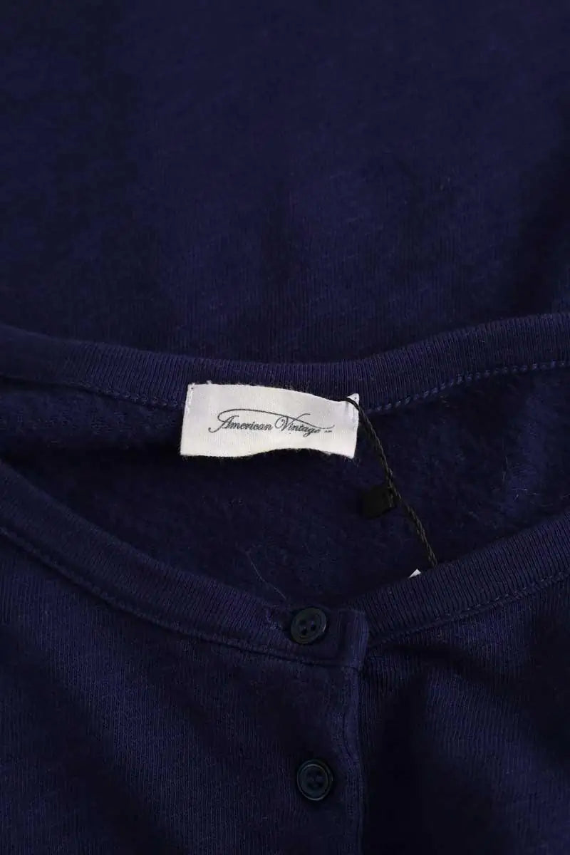 Top American Vintage Marine en Coton