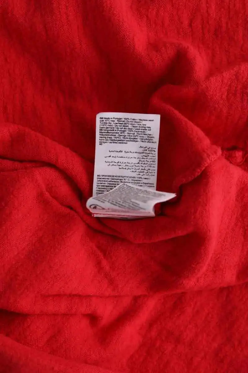 Top American Vintage Rouge en Coton