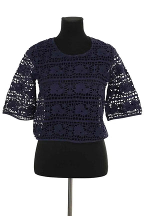 Top Antik Batik Bleu en Coton, taille S - Seconde Main