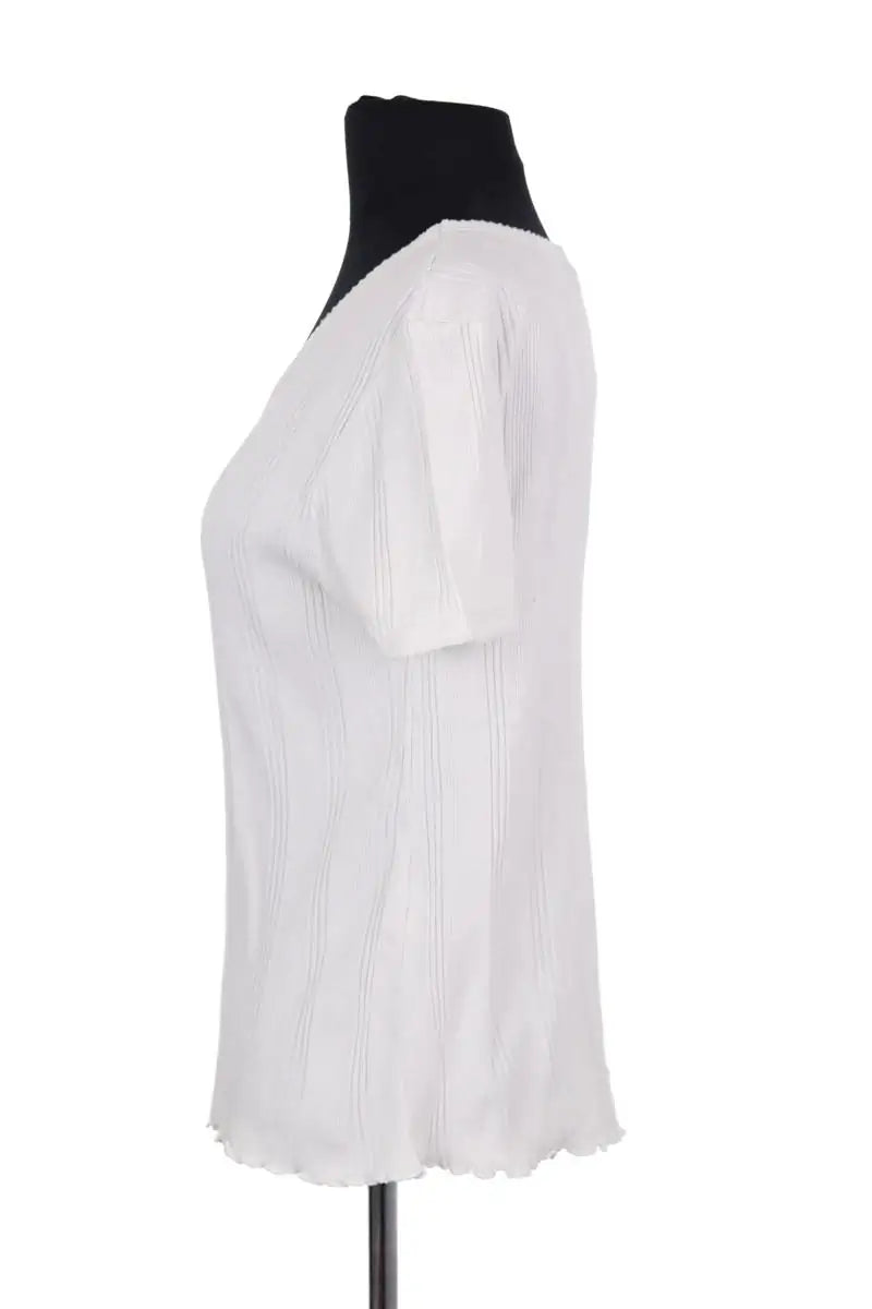 Top APC Blanc en Coton