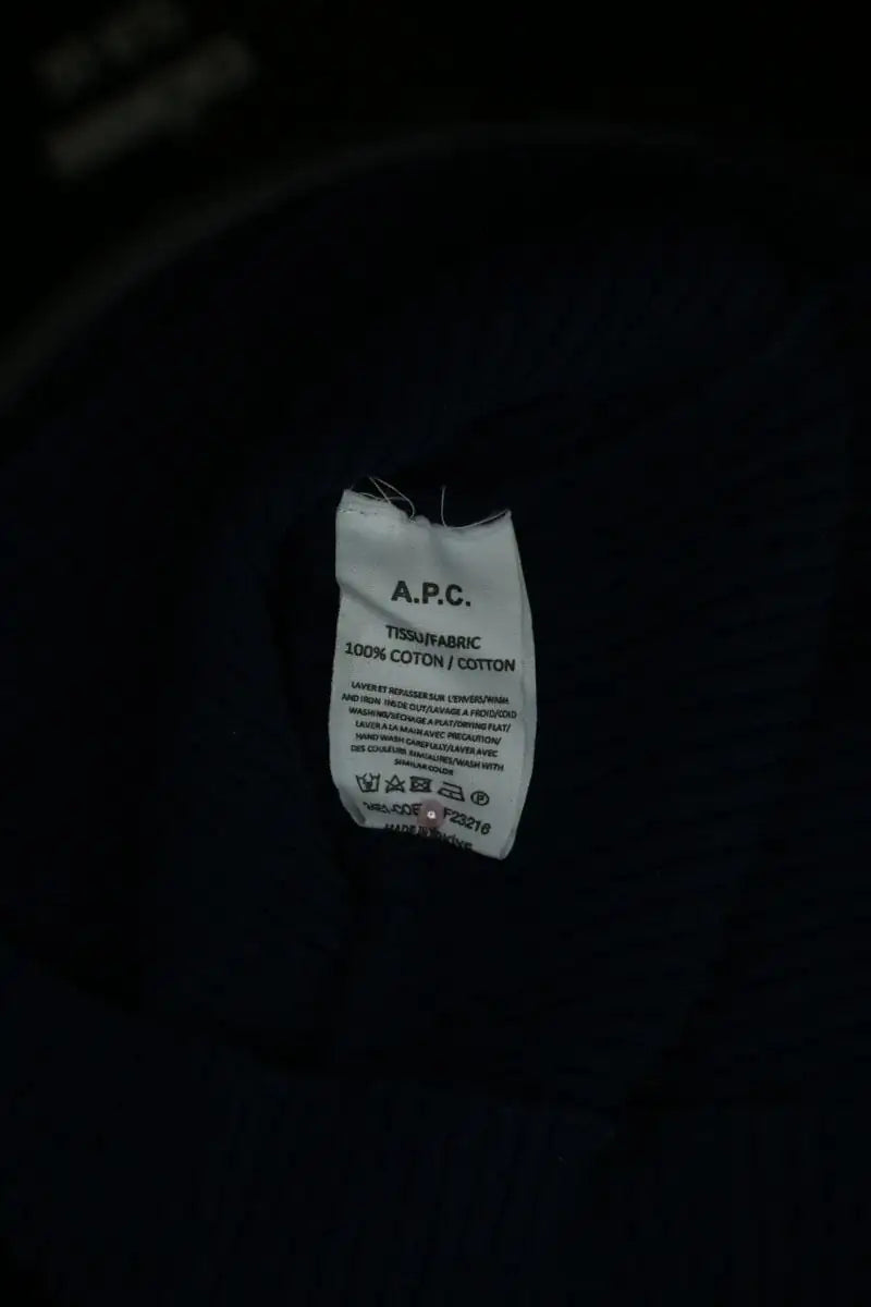Top APC Bleu en Coton