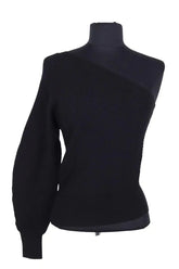 Top asymétrique  Iro Noir en Coton, taille XS - Seconde Main