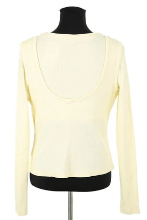 Top A.W.A.K.E Mode Jaune en Coton