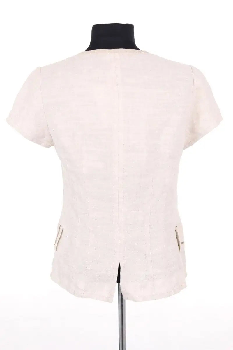 Top Barbara Bui Beige en Lin