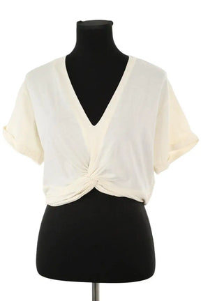 Top Ba&Sh Blanc en Coton, taille S - Seconde Main
