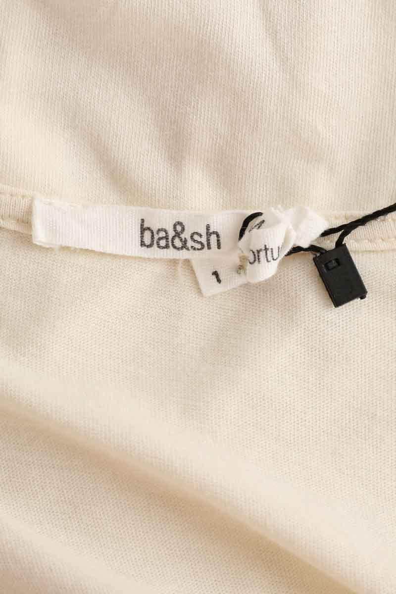 Top Ba&Sh Blanc en Coton