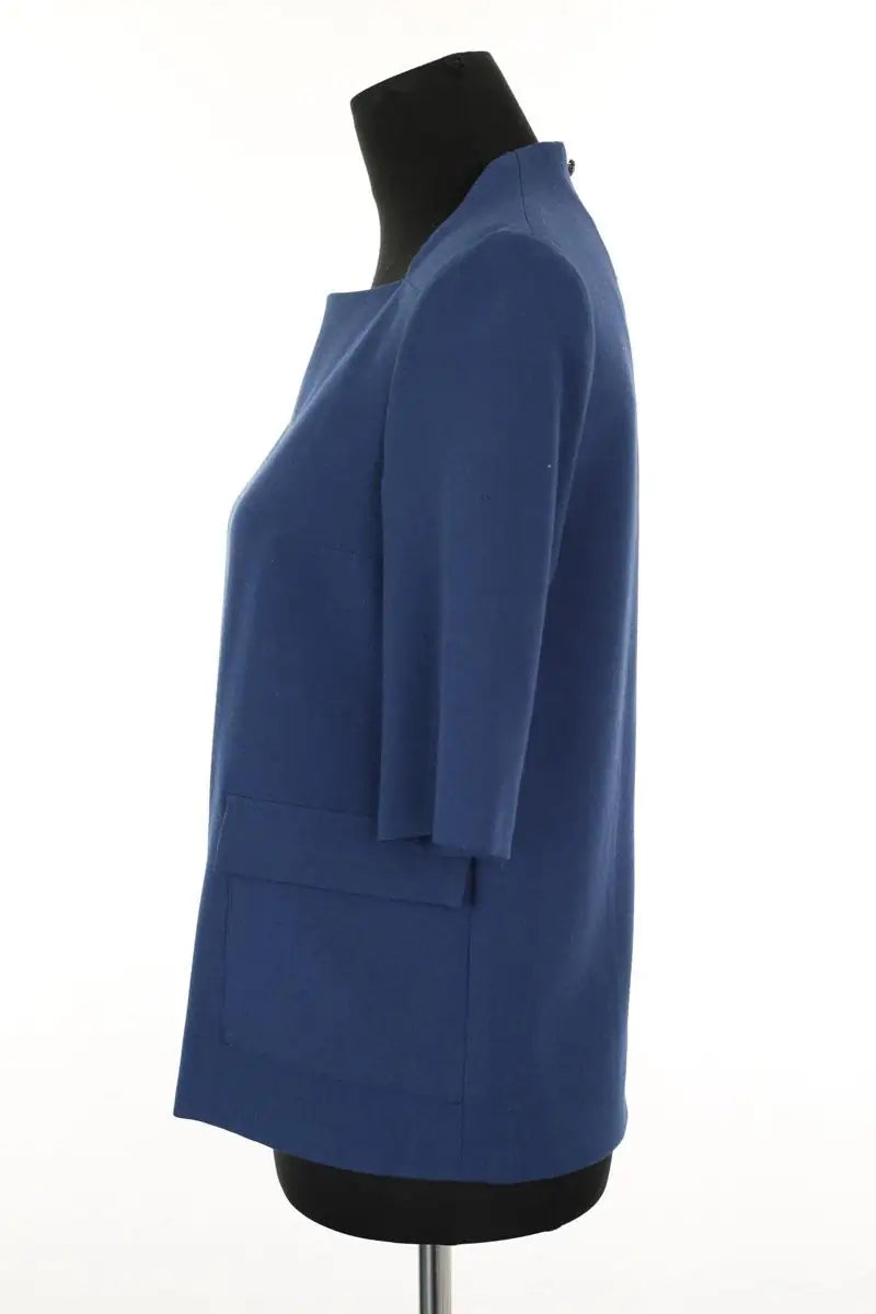 Top Bash Bleu en Polyester