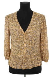 Top Ba&Sh Camel en Viscose, taille M - Seconde Main