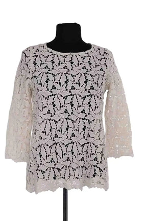 Top Ba&Sh Gazani Blanc en Coton, taille S - Seconde Main
