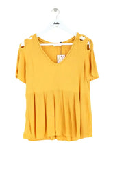 Top Ba&Sh Jaune en Synthétique, taille M - Seconde Main