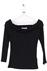 Top Ba&Sh Noir en Synthétique, taille S - Seconde Main