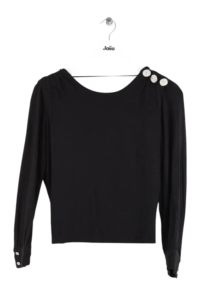 Top Ba&Sh Noir en Viscose, taille XS - Seconde Main