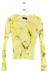 Top Blumarine Jaune en Polyamide, taille XS - Seconde Main