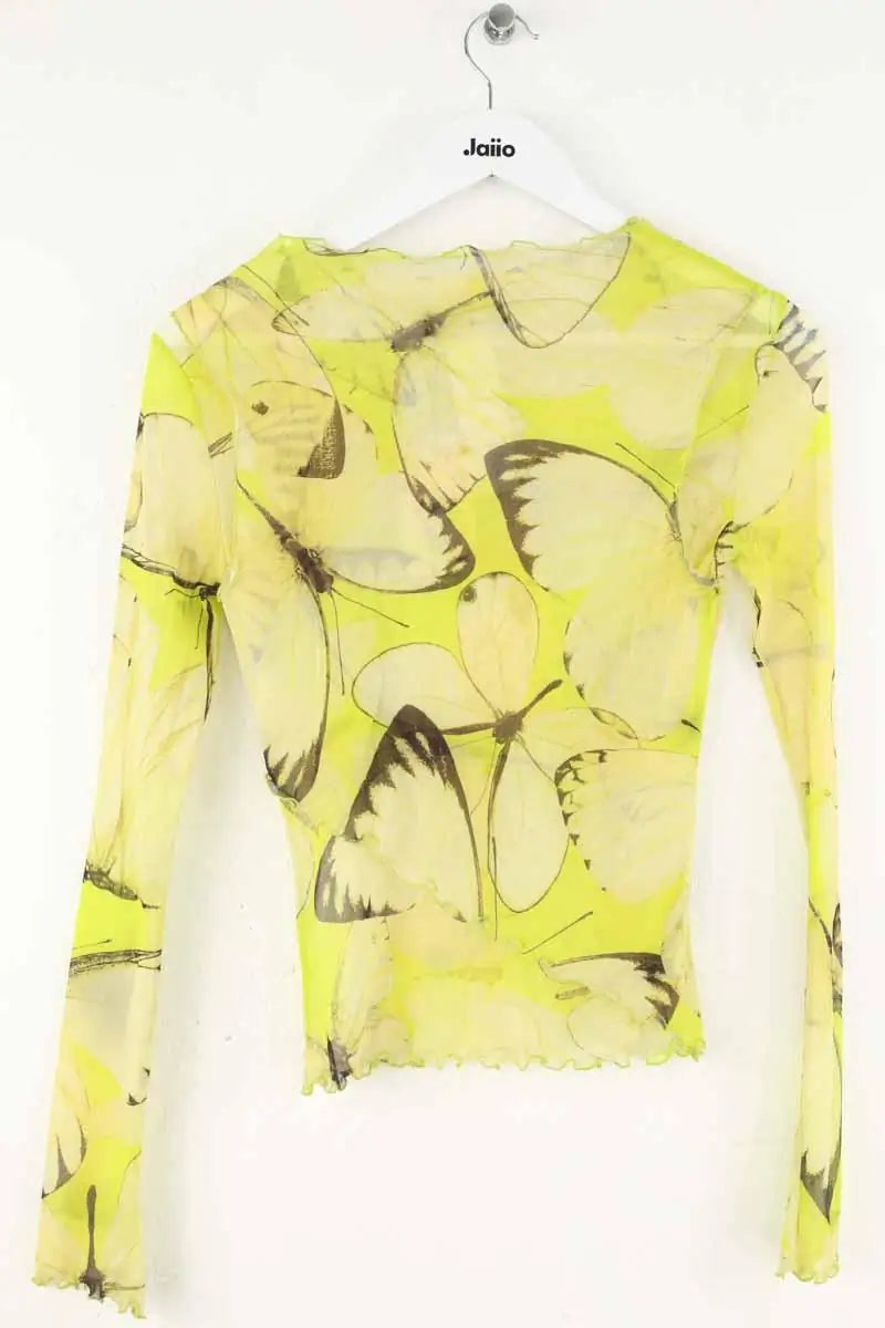 Top Blumarine Jaune en Polyamide