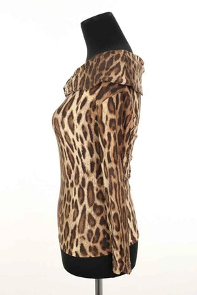 Top Blumarine Marron en Synthétique