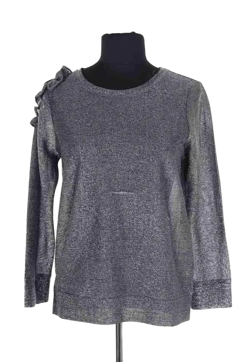 Top Claudie Pierlot Argent en Viscose, taille S - Seconde Main