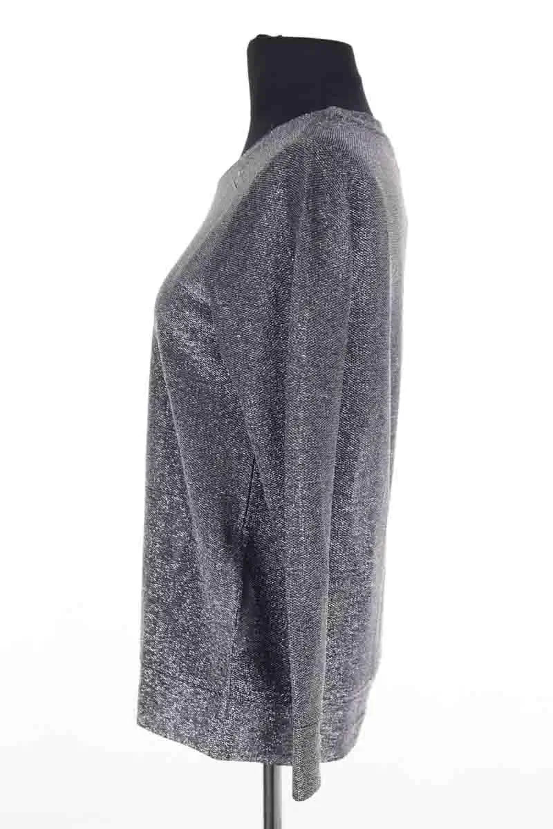 Top Claudie Pierlot Argent en Viscose