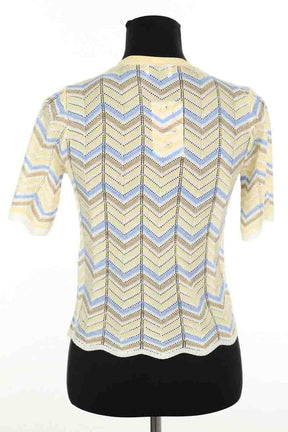 Top Claudie Pierlot Jaune en Polyester
