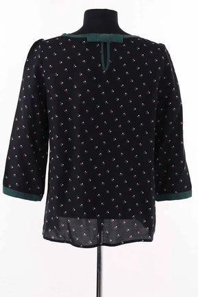 Top Claudie Pierlot Noir en Viscose